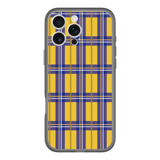 スリムプロテクションプレミアムケース［ Tartan Check - Yellow ］