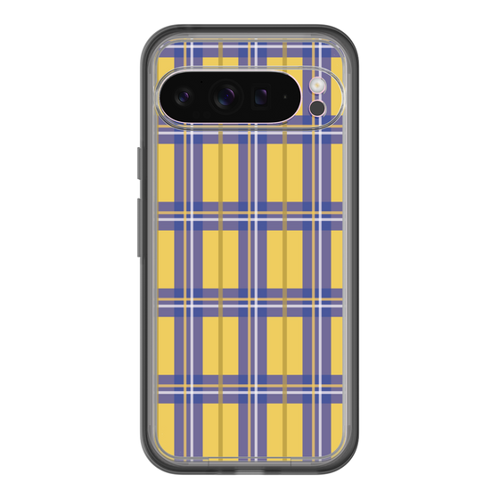 スリムプロテクションプレミアムケース［ Tartan Check - Yellow ］