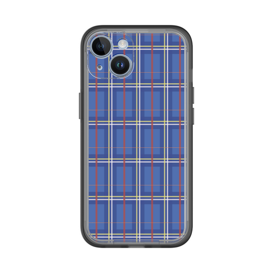 スリムプロテクションプレミアムケース［ Tartan Check - Blue ］