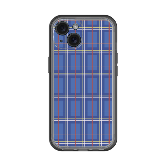 スリムプロテクションプレミアムケース［ Tartan Check - Blue ］