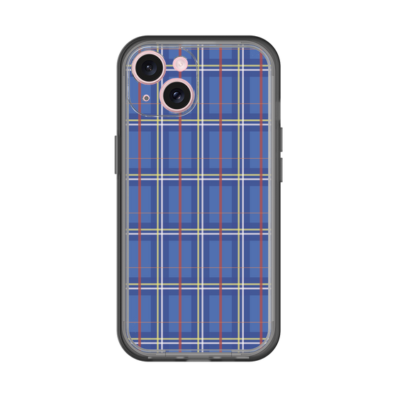 スリムプロテクションプレミアムケース［ Tartan Check - Blue ］