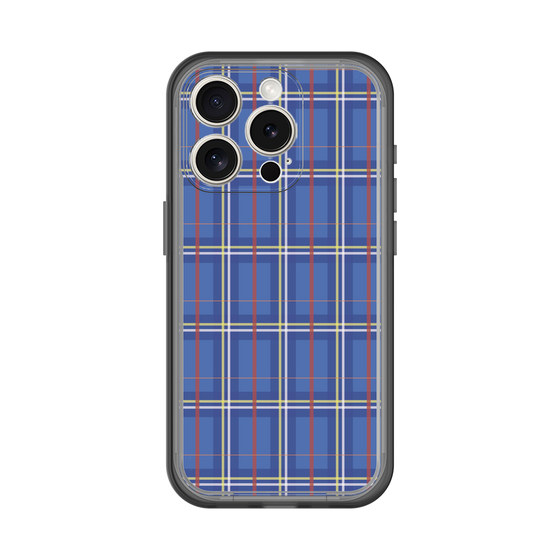 スリムプロテクションプレミアムケース［ Tartan Check - Blue ］