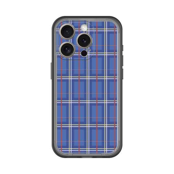 スリムプロテクションプレミアムケース［ Tartan Check - Blue ］