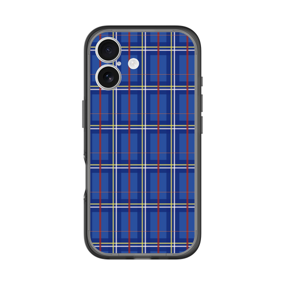 スリムプロテクションプレミアムケース［ Tartan Check - Blue ］