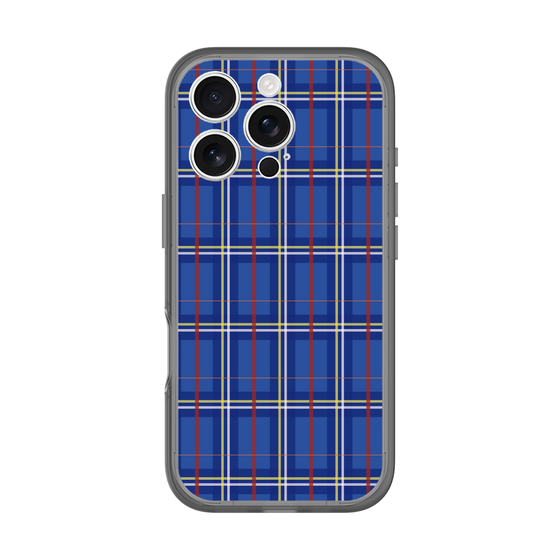 スリムプロテクションプレミアムケース［ Tartan Check - Blue ］