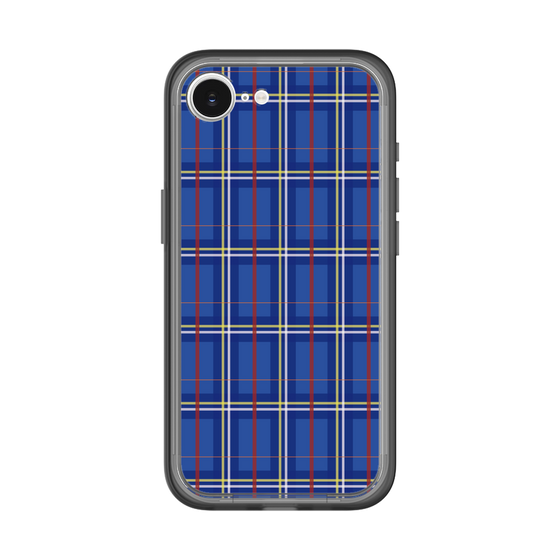 スリムプロテクションプレミアムケース［ Tartan Check - Blue ］