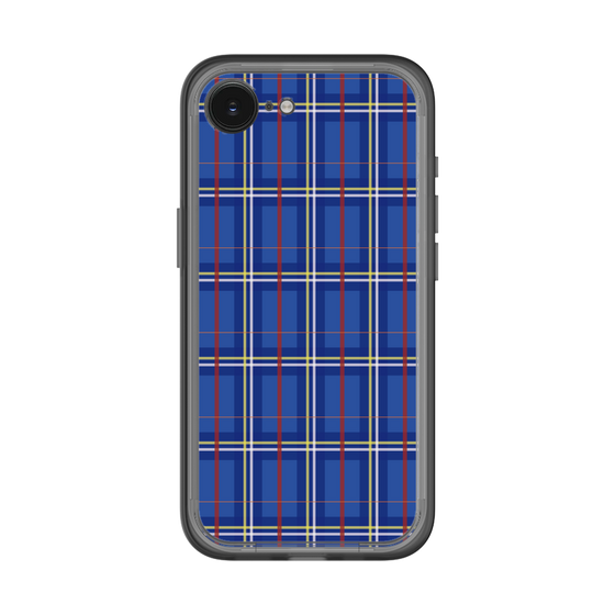 スリムプロテクションプレミアムケース［ Tartan Check - Blue ］