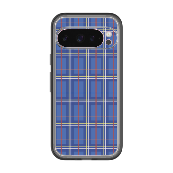 スリムプロテクションプレミアムケース［ Tartan Check - Blue ］