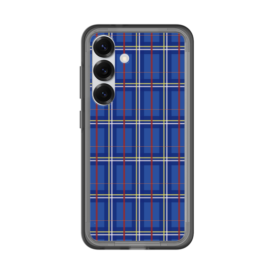 スリムプロテクションプレミアムケース［ Tartan Check - Blue ］