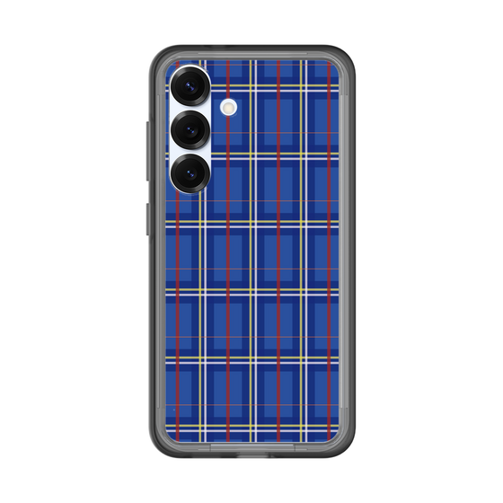 スリムプロテクションプレミアムケース［ Tartan Check - Blue ］