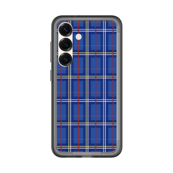 スリムプロテクションプレミアムケース［ Tartan Check - Blue ］