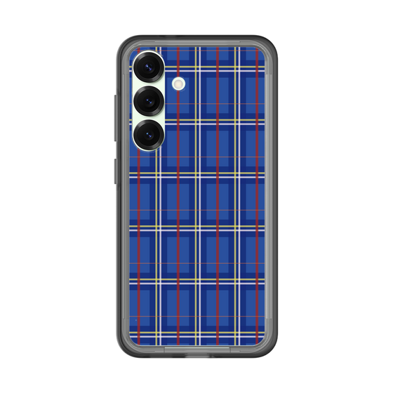 スリムプロテクションプレミアムケース［ Tartan Check - Blue ］