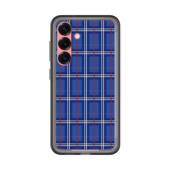 スリムプロテクションプレミアムケース［ Tartan Check - Blue ］