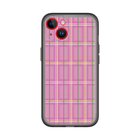 スリムプロテクションプレミアムケース［ Tartan Check - Pink ］