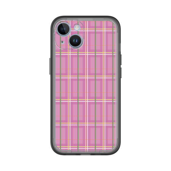 スリムプロテクションプレミアムケース［ Tartan Check - Pink ］