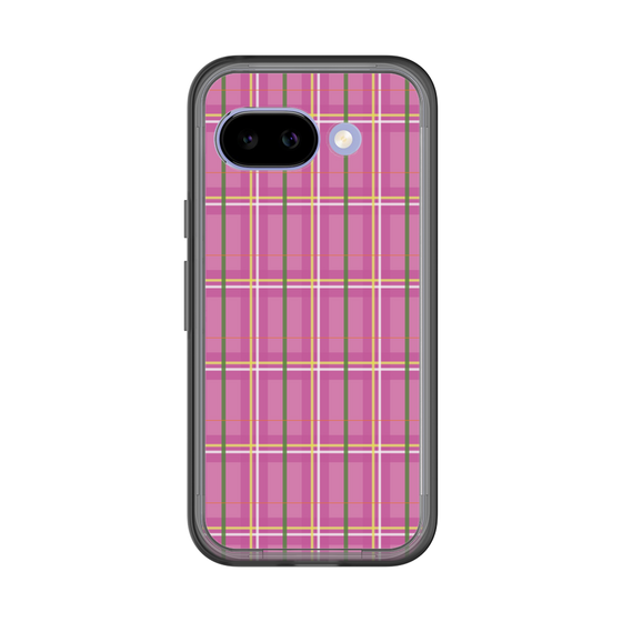 スリムプロテクションプレミアムケース［ Tartan Check - Pink ］