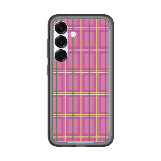 スリムプロテクションプレミアムケース［ Tartan Check - Pink ］