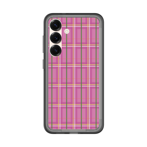 スリムプロテクションプレミアムケース［ Tartan Check - Pink ］