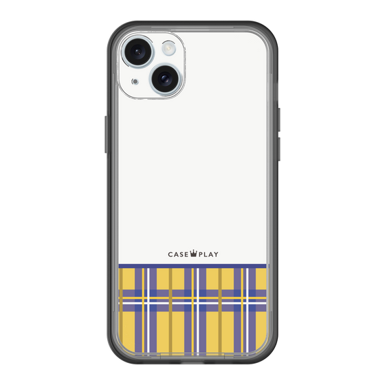 スリムプロテクションプレミアムケース［ CASEPLAY Tartan Check - Yellow ］