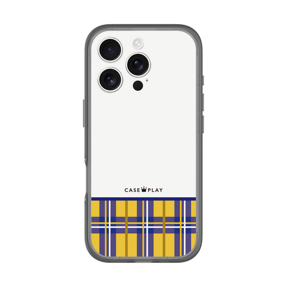 スリムプロテクションプレミアムケース［ CASEPLAY Tartan Check - Yellow ］