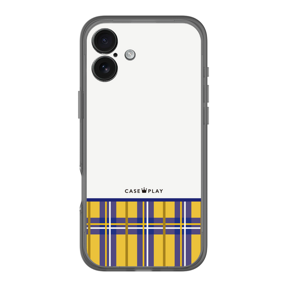 分離ケース［ CASEPLAY Tartan Check - Yellow ］