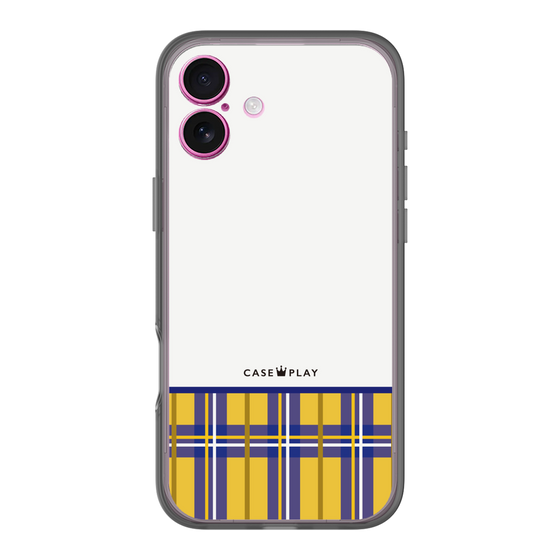 分離ケース［ CASEPLAY Tartan Check - Yellow ］