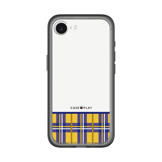スリムプロテクションプレミアムケース［ CASEPLAY Tartan Check - Yellow ］