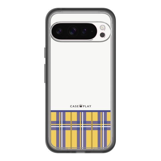 スリムプロテクションプレミアムケース［ CASEPLAY Tartan Check - Yellow ］