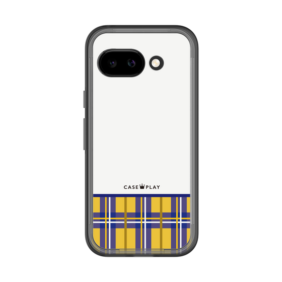 スリムプロテクションプレミアムケース［ CASEPLAY Tartan Check - Yellow ］