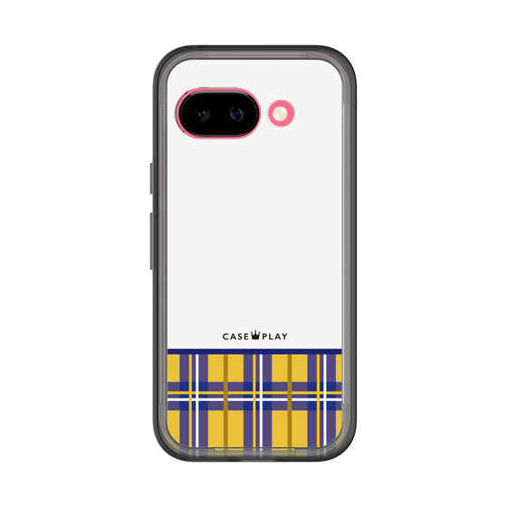スリムプロテクションプレミアムケース［ CASEPLAY Tartan Check - Yellow ］