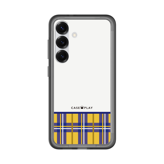スリムプロテクションプレミアムケース［ CASEPLAY Tartan Check - Yellow ］