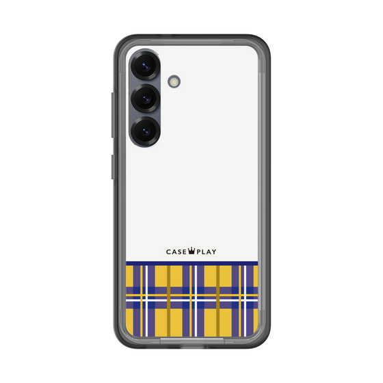 スリムプロテクションプレミアムケース［ CASEPLAY Tartan Check - Yellow ］