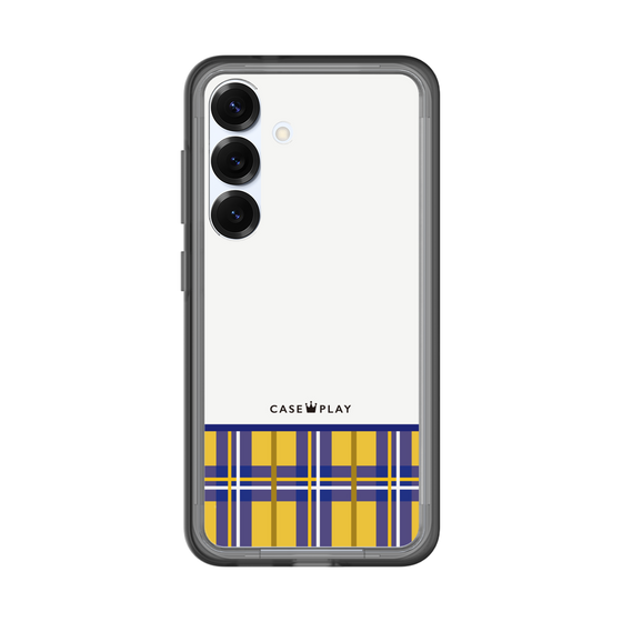 スリムプロテクションプレミアムケース［ CASEPLAY Tartan Check - Yellow ］