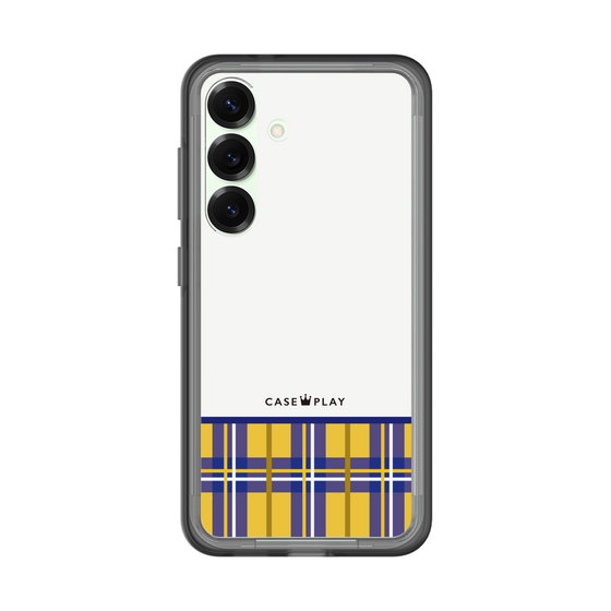 スリムプロテクションプレミアムケース［ CASEPLAY Tartan Check - Yellow ］