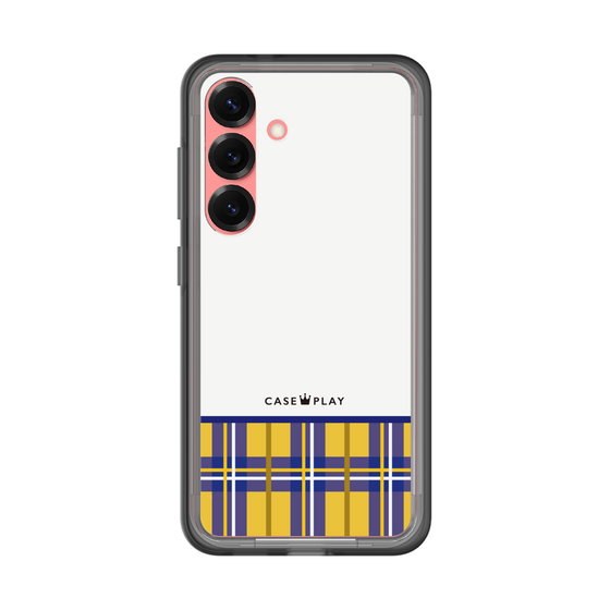 スリムプロテクションプレミアムケース［ CASEPLAY Tartan Check - Yellow ］