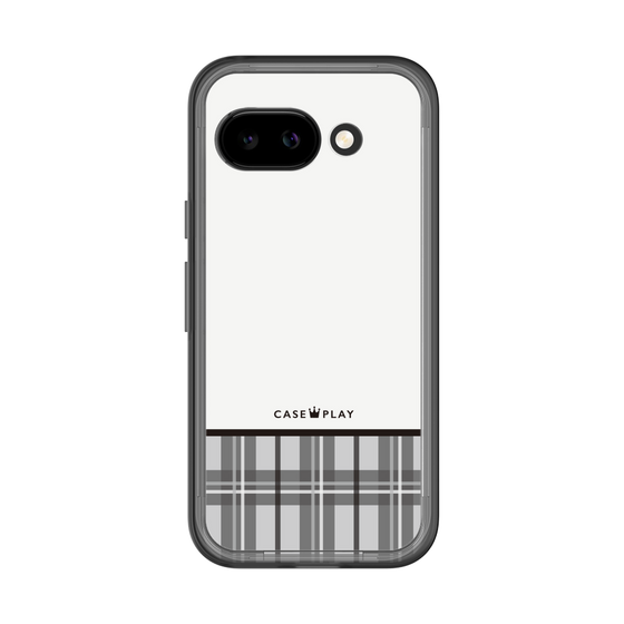 スリムプロテクションプレミアムケース［ CASEPLAY Tartan Check - Gray ］