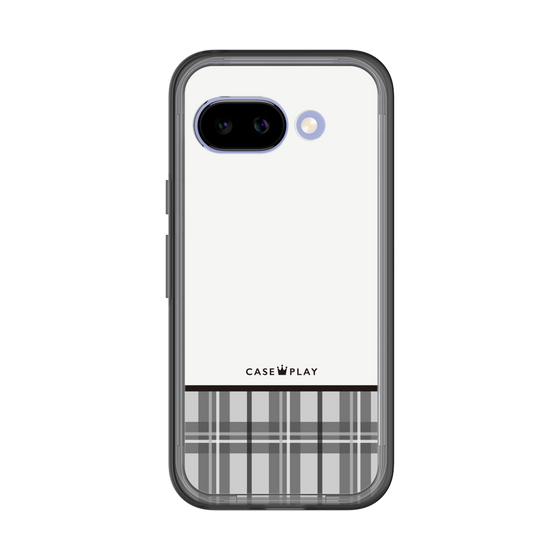 スリムプロテクションプレミアムケース［ CASEPLAY Tartan Check - Gray ］