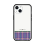 スリムプロテクションプレミアムケース［ CASEPLAY Tartan Check - Purple ］