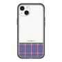 スリムプロテクションプレミアムケース［ CASEPLAY Tartan Check - Purple ］