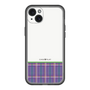 スリムプロテクションプレミアムケース［ CASEPLAY Tartan Check - Purple ］
