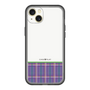 スリムプロテクションプレミアムケース［ CASEPLAY Tartan Check - Purple ］