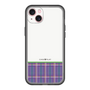 スリムプロテクションプレミアムケース［ CASEPLAY Tartan Check - Purple ］