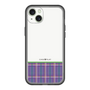 スリムプロテクションプレミアムケース［ CASEPLAY Tartan Check - Purple ］