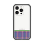 スリムプロテクションプレミアムケース［ CASEPLAY Tartan Check - Purple ］