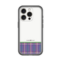 スリムプロテクションプレミアムケース［ CASEPLAY Tartan Check - Purple ］