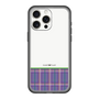 スリムプロテクションプレミアムケース［ CASEPLAY Tartan Check - Purple ］