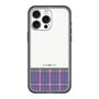 スリムプロテクションプレミアムケース［ CASEPLAY Tartan Check - Purple ］