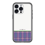 スリムプロテクションプレミアムケース［ CASEPLAY Tartan Check - Purple ］
