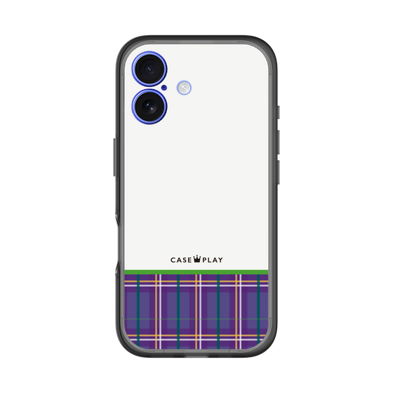 分離ケース［ CASEPLAY Tartan Check - Purple ］