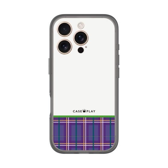 分離ケース［ CASEPLAY Tartan Check - Purple ］